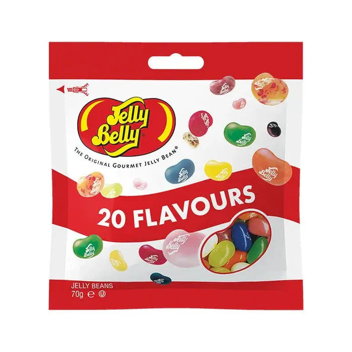 Jelly Belly Beans Assorted Flavours - Bonbons gélifiés assortis aux saveurs variées, chaque bouchée une explosion de goût fruité et sucré, dispo sur Bonbiz, la référence des bonbons gélifiés américains aux saveurs uniques et gourmandes.
