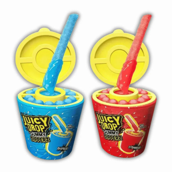 Juicy Drop Gummy Dipperz – bonbons américains à tremper dans gel acide – confiserie Bazooka US dispo sur Bonbiz