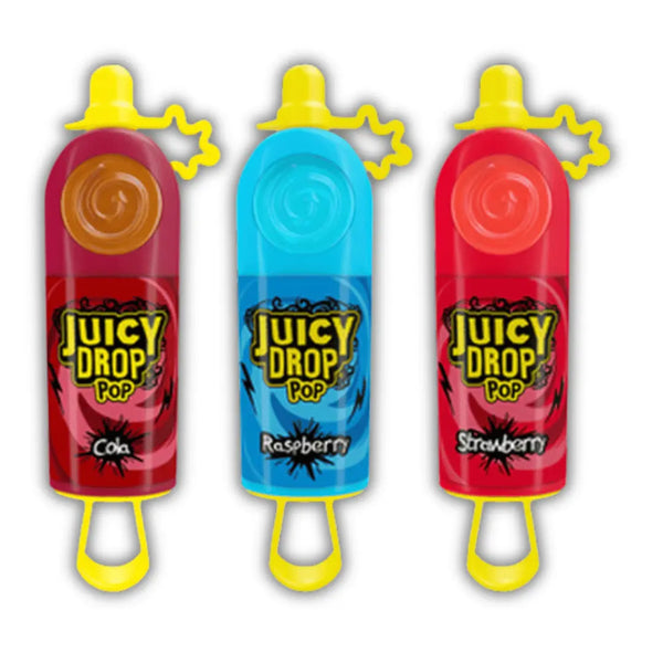 Juicy Drop Pop – sucette américaine avec gel acide – bonbon US original dispo sur Bonbiz
