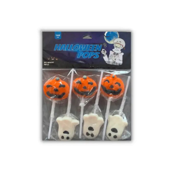 Funlab Halloween Pops – sucette américaine Halloween forme monstre – bonbon fruité funlab en stock sur Bonbiz