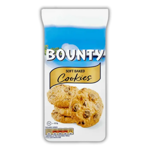 Bounty Soft Baked Cookies Bonbiz – cookie américain moelleux au chocolat et noix de coco inspiré de la barre bounty.