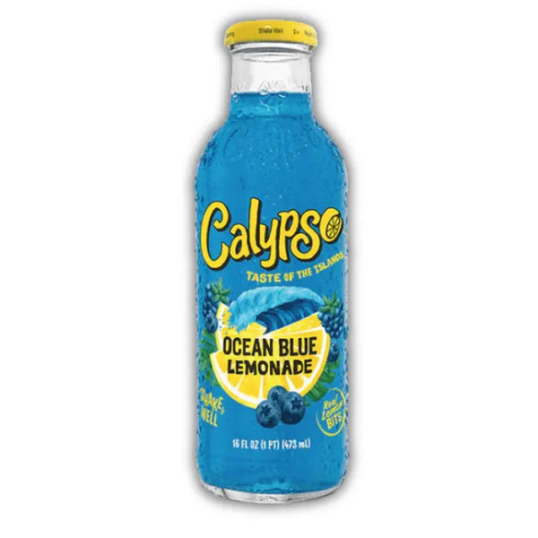 Calypso Ocean Blue – boisson américaine bleue au citron et fruits des bois, limonade rafraîchissante dispo chez Bonbiz.