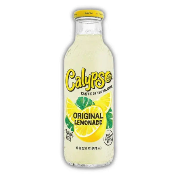 Calypso Original – limonade américaine au citron frais, boisson rafraîchissante iconique disponible chez Bonbiz.