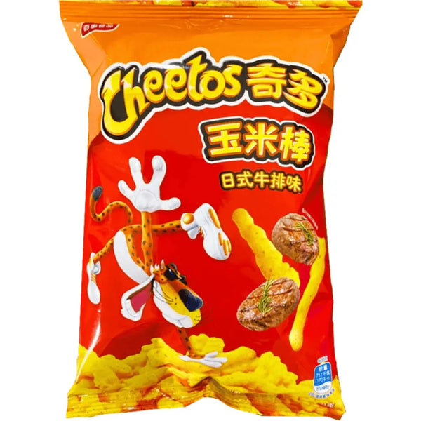 Cheetos Japanese Steak Big – Snack croustillant goût steak japonais grillé, intense et savoureux.