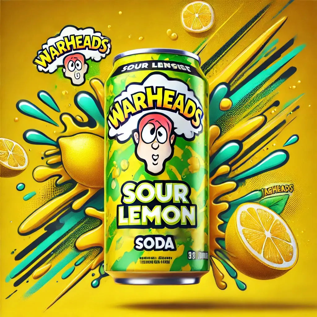 Warheads Sour Lemon Soda Warheads