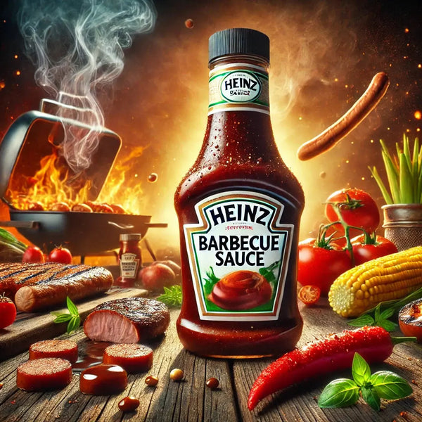 Heinz Sauce Classic BBQ - Sauce barbecue classique au goût fumé et sucré, parfaite pour accompagner vos viandes grillées, saveur riche et intense pour une expérience gourmande et authentique, dispo sur Bonbiz, la référence des sauces BBQ américaines.