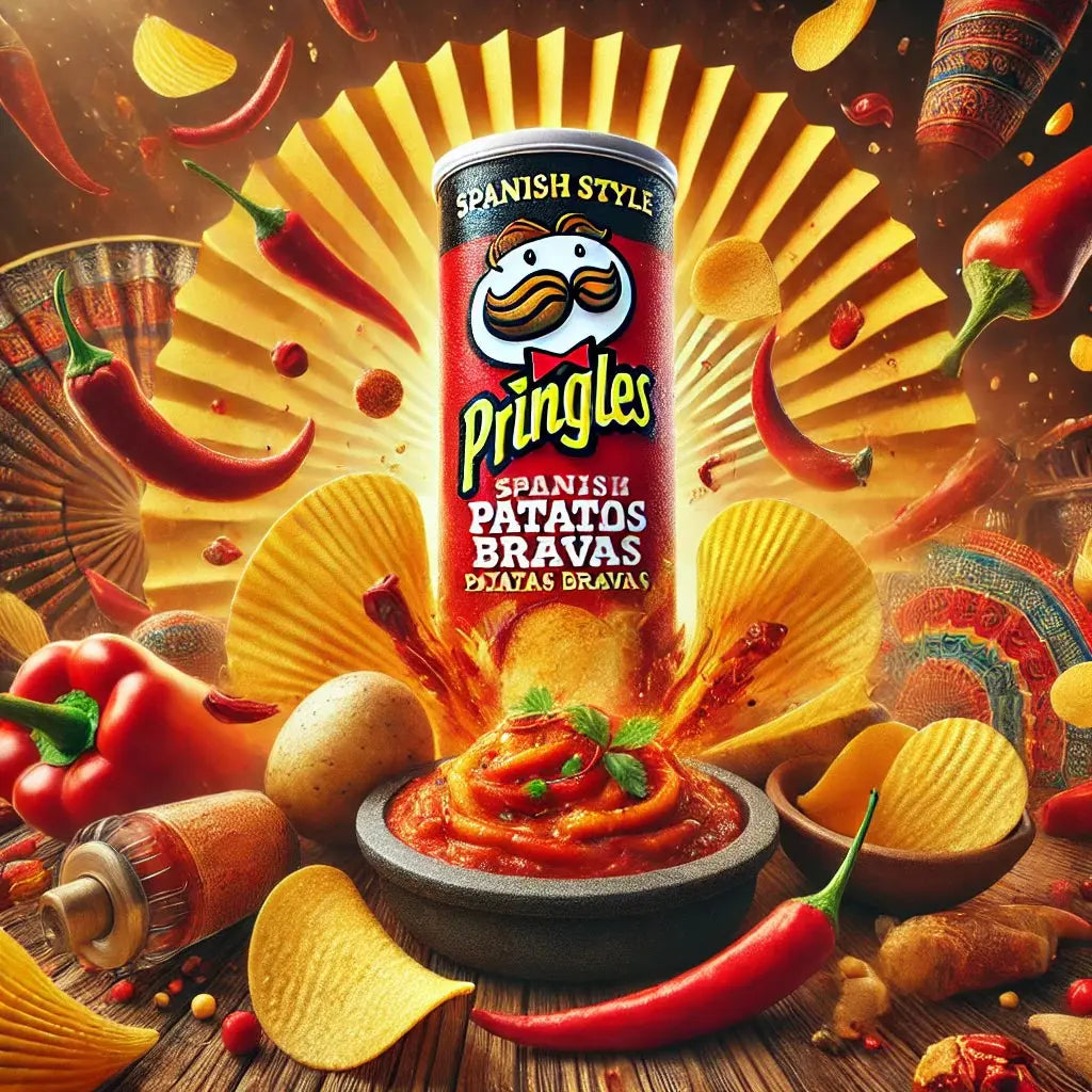 Pringles Chips Passport Spanish Style Patatas Bravas Pringles Américains Chips