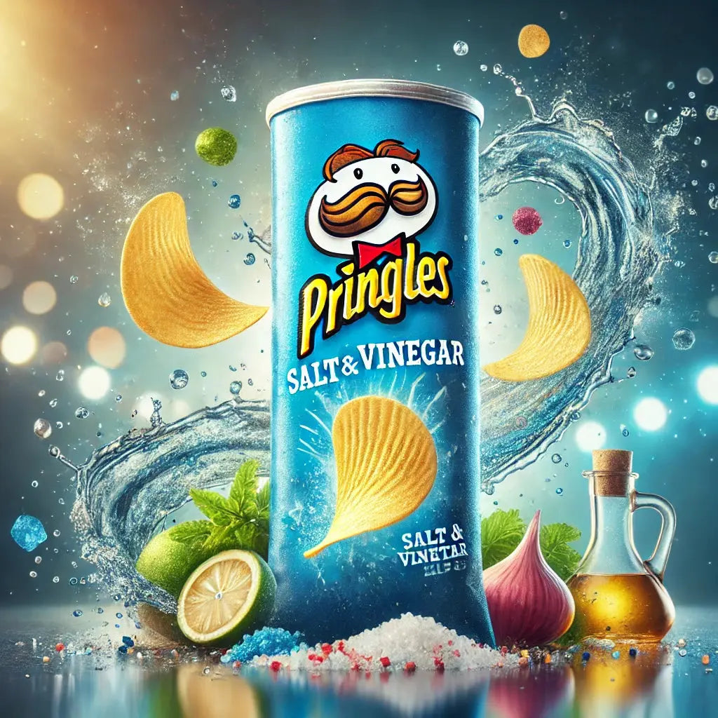 Pringles Chips Salt & Vinegar Pringles Américains Chips