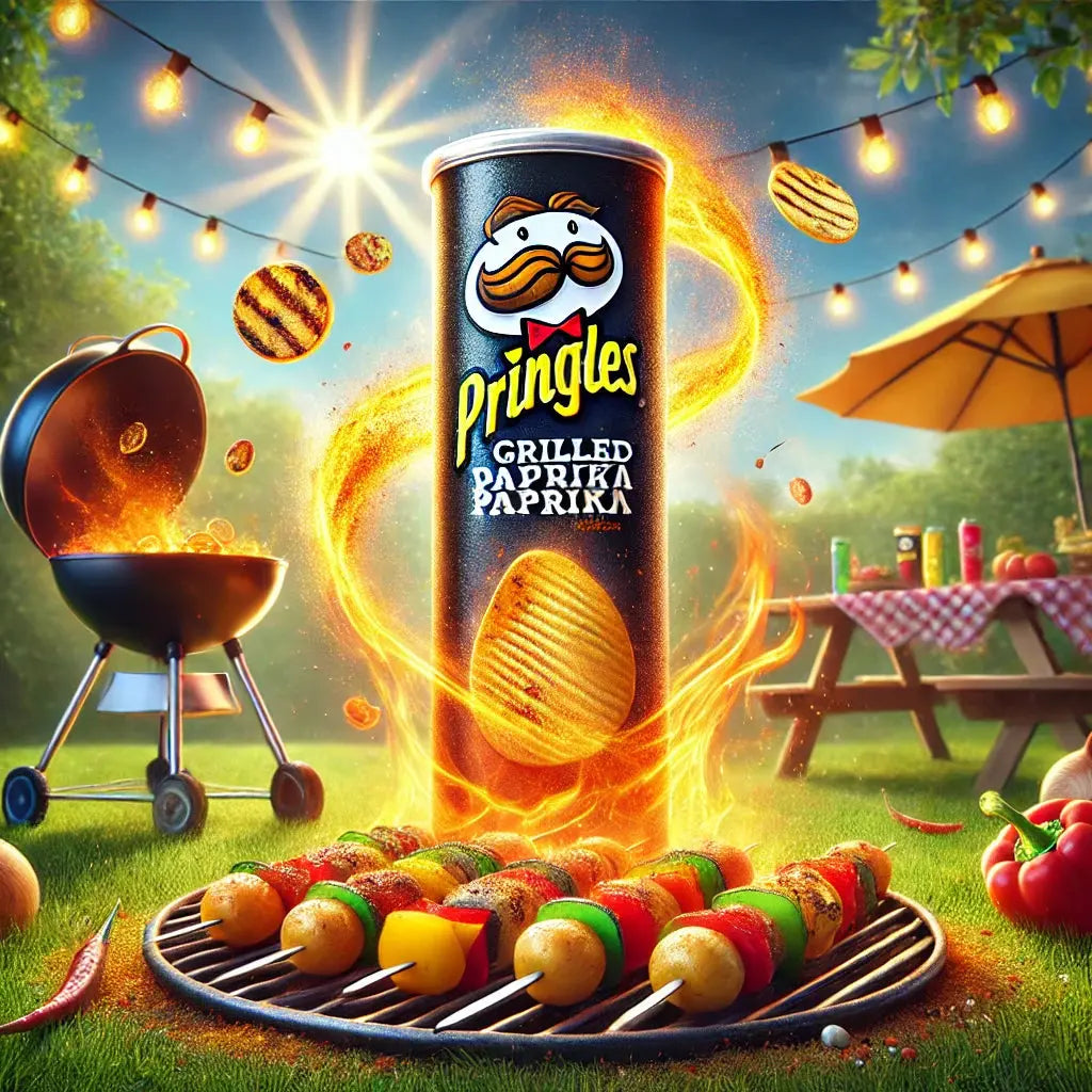 Pringles Grilled Paprika Pringles Américains Chips