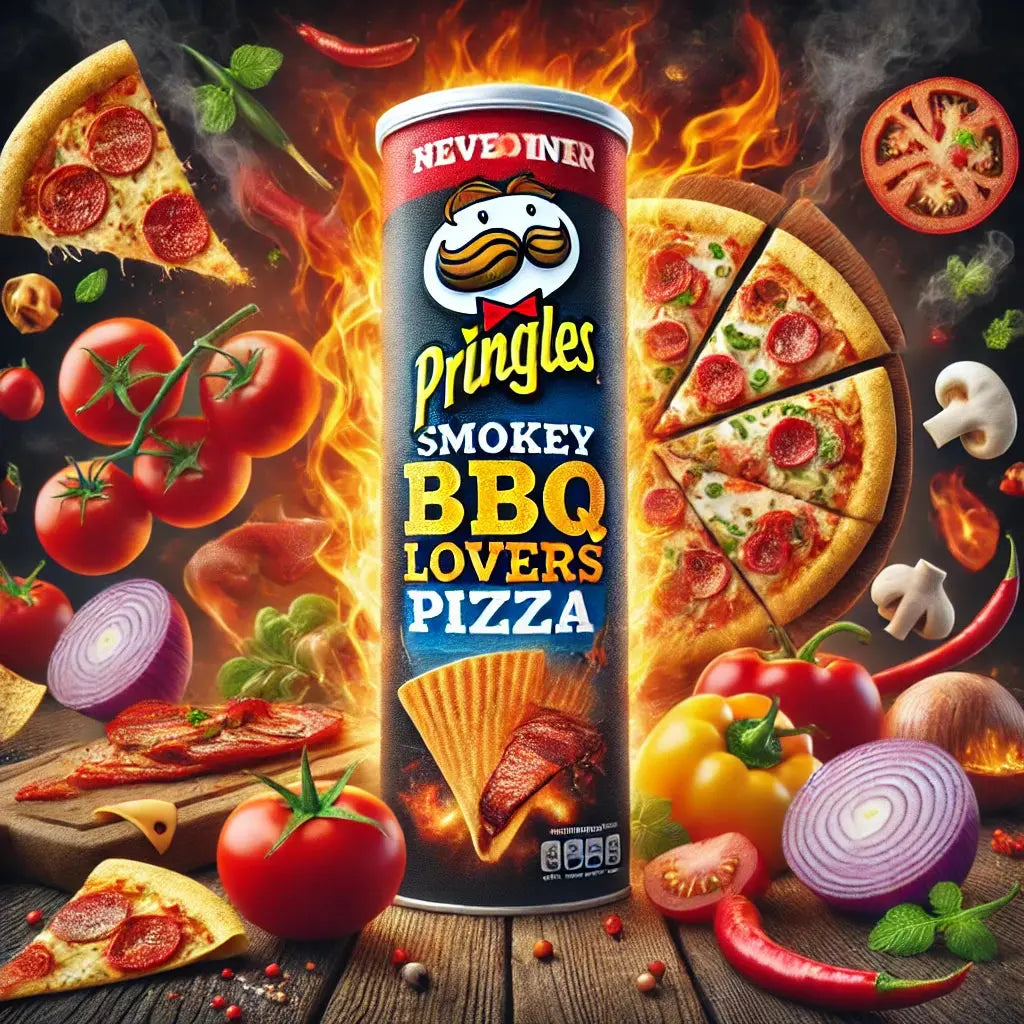 Pringles BBQ Lovers Pizza Pringles Américains Chips