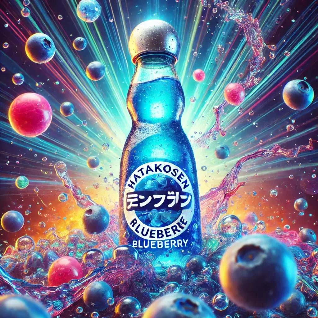 Ramune Hatakosen Blueberry Hatakosen Boisson