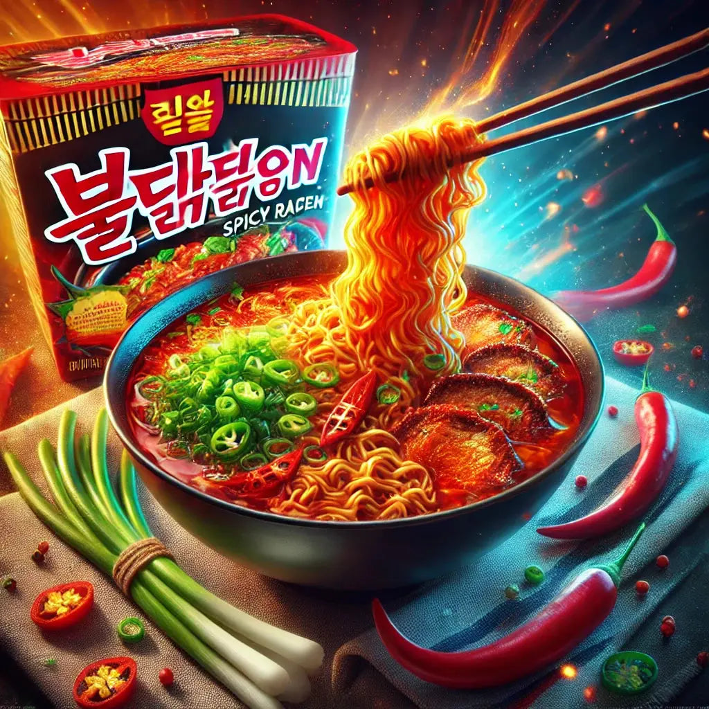 Samyang Ramen Bowl Original Small, un bol de nouilles coréennes épicées, prêt en quelques minutes pour un repas rapide et savoureux. À retrouver sur Bonbiz, ton American & Asian Market en ligne !