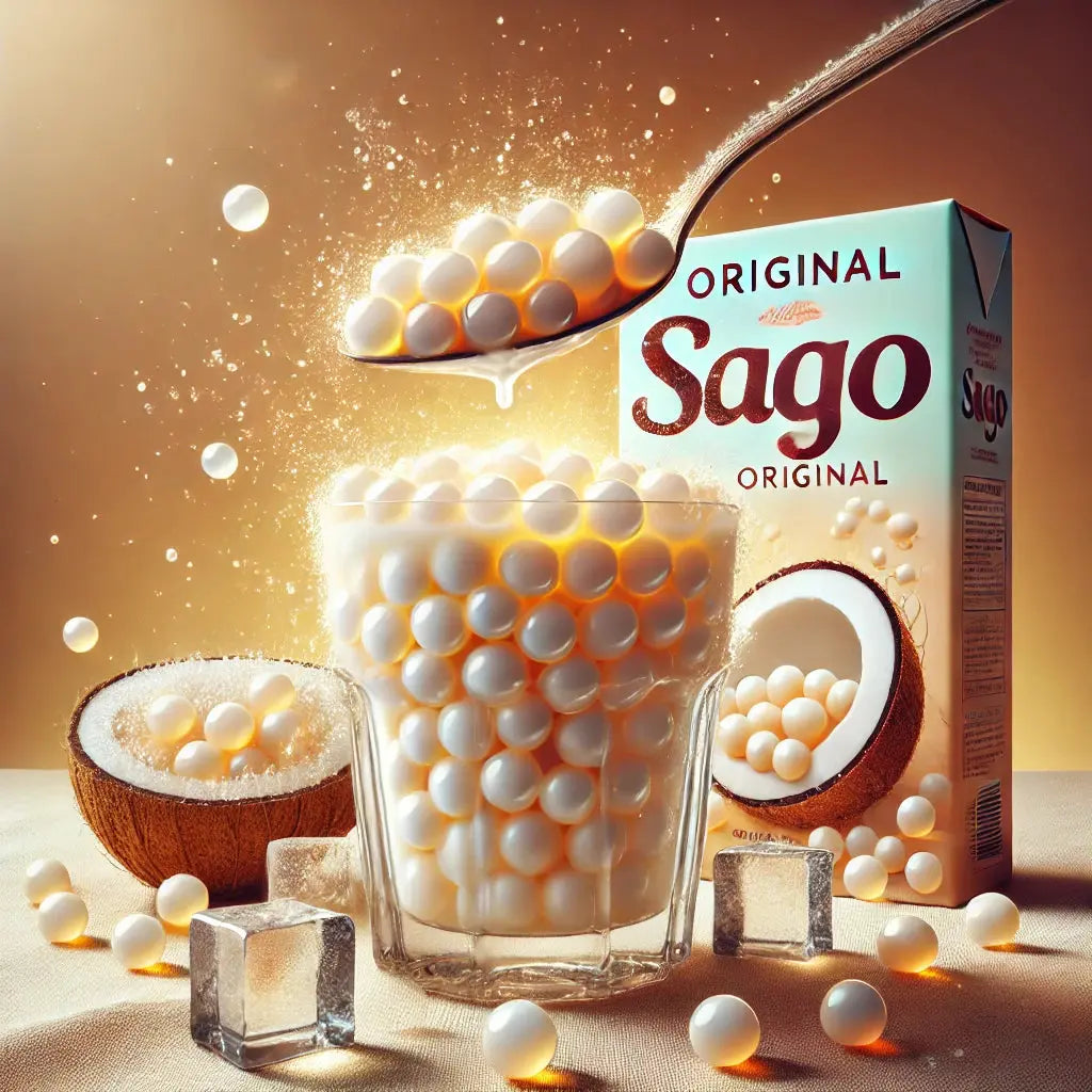 apioca Pearl Bubble Tea Original, de véritables perles de tapioca moelleuses, idéales pour un Bubble Tea maison réussi. Disponibles sur Bonbiz, ton American & Asian Market en ligne !