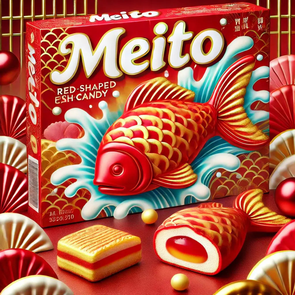 Meito Puku Puku Tai Fuku Fuku, une gaufrette croustillante japonaise fourrée d’une crème fondante, inspirée du Taiyaki. Disponible sur Bonbiz, ton American & Asian Market en ligne !