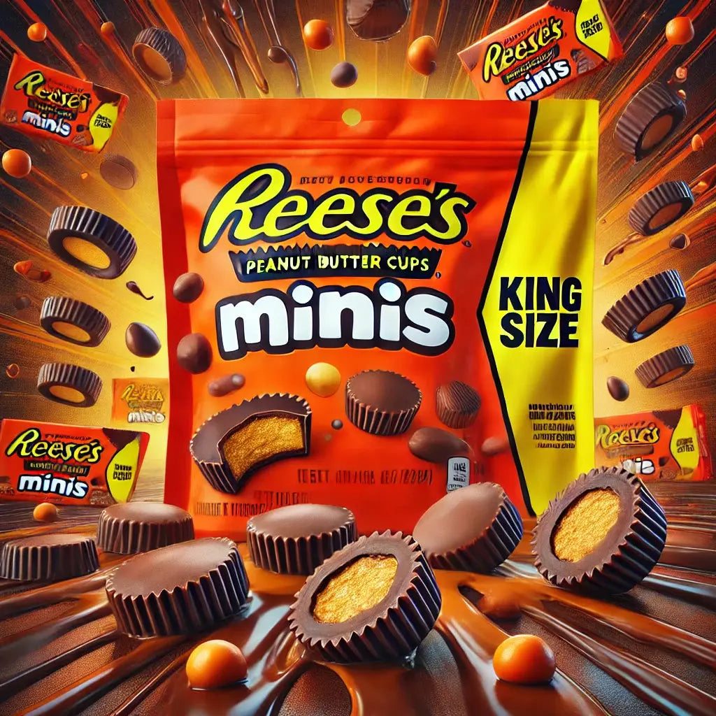 Reese's Peanut Butter Unwrapped Minis Cups King Size Reese's