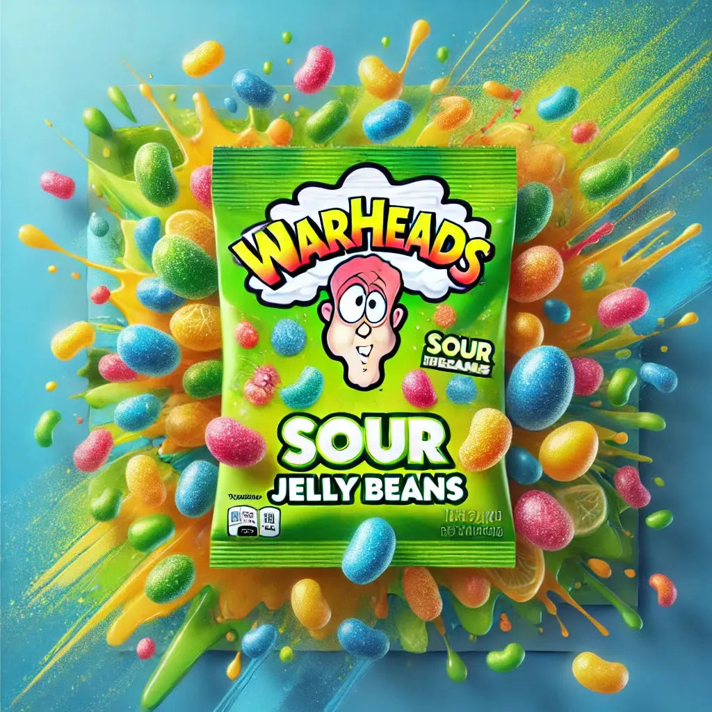 Warheads Sour Jelly Beans Warheads