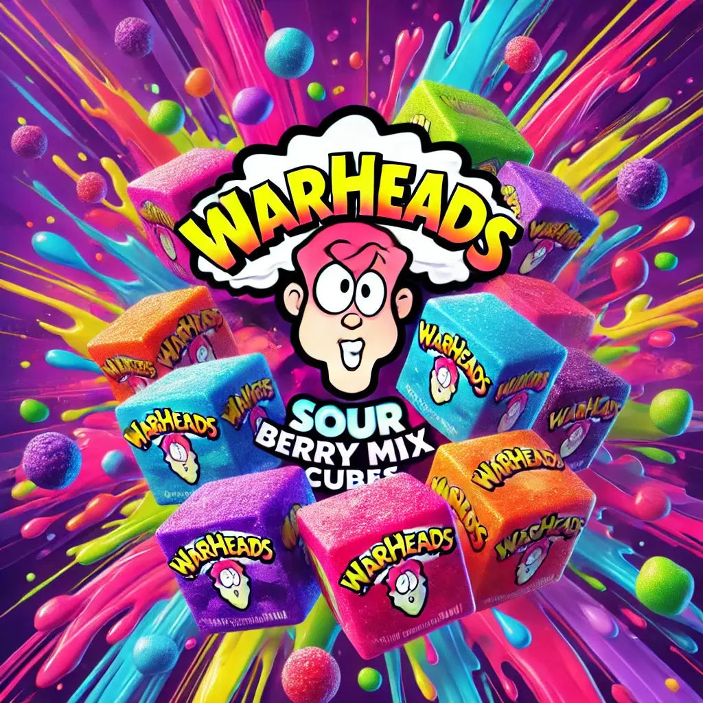 Warheads Cubes Sour Berry Bonbiz