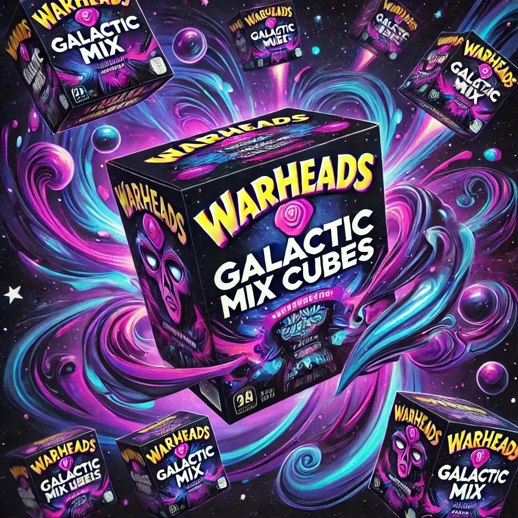 Warheads Galactic Mix Cubes Warheads