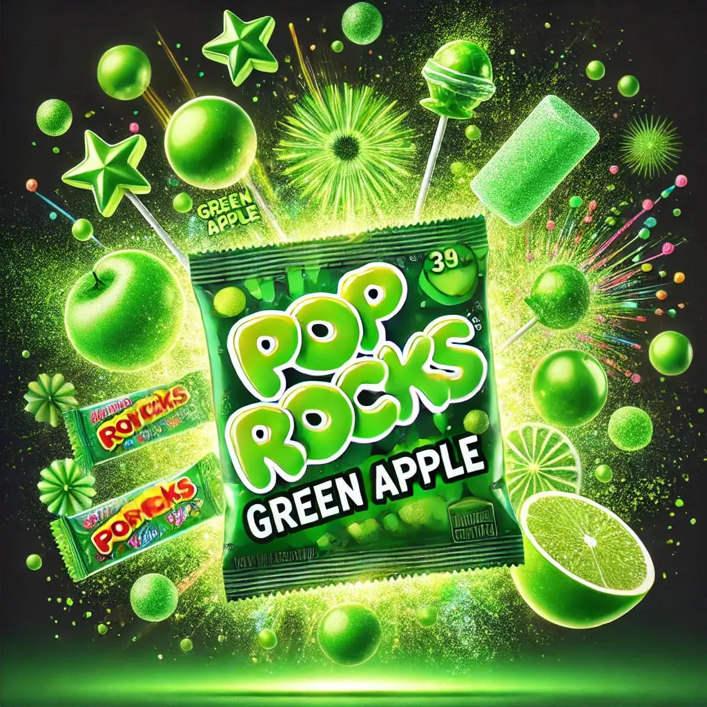 Pop Rocks Popping Candy Green Apple Pop Rocks Bonbon