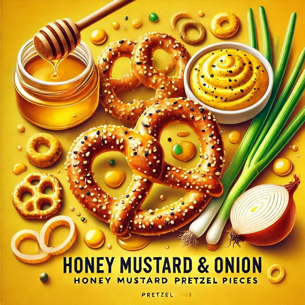 Pretzel Pete Pieces Honey Mustard & Onion Pretzel Pete Chips