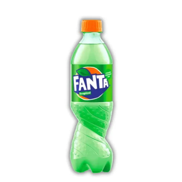 Fanta Tropical – Boisson pétillante aux fruits tropicaux, sucrée, exotique, acidulée et rafraîchissante.