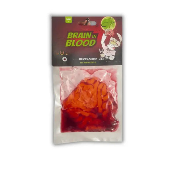 Funlab Brain Blood – bonbon cerveau américain au sirop rouge – bonbon d’Halloween gore et fruité en stock chez Bonbiz