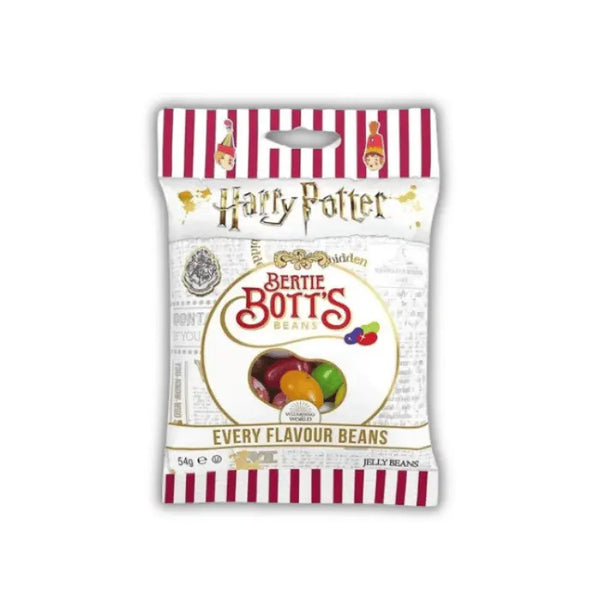Sachet de Jelly Belly Beans Harry Potter Bertie Bott’s, bonbons en forme de haricots aux goûts surprenants, vendu en épicerie américaine et magasin de bonbon