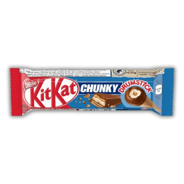 Kit Kat Chunky Drumstick – Barre chocolatée américaine caramel et vanille