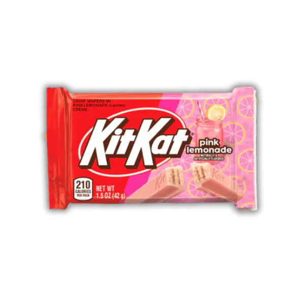 Gaufrette Kit Kat rose goût limonade – snack sucré américain original