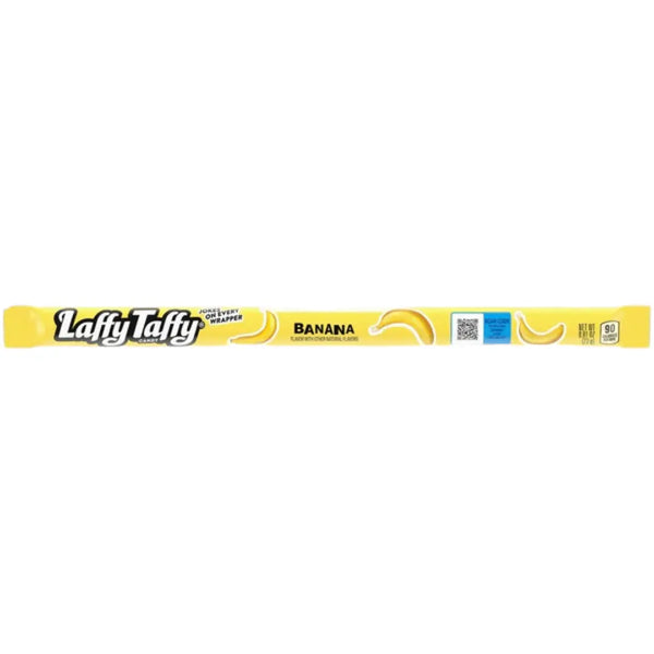 Laffy Taffy Banana – bonbon américain moelleux goût banane – confiserie US dispo sur Bonbiz