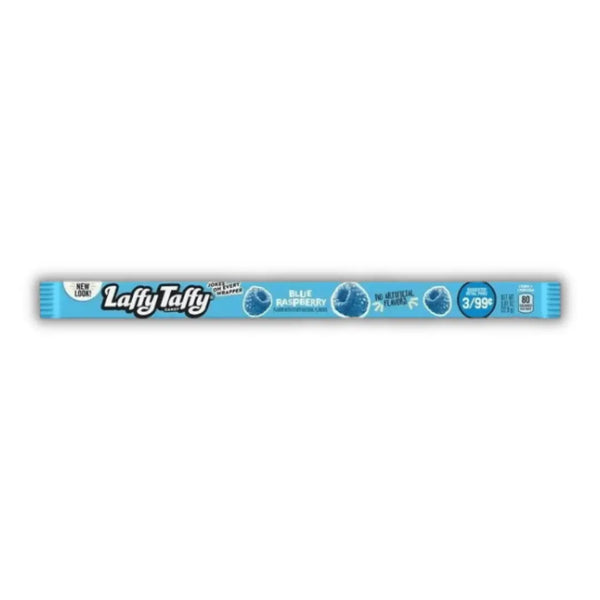 Laffy Taffy Blue Raspberry – bonbon américain goût framboise bleue – friandise moelleuse importée des USA – Bonbiz