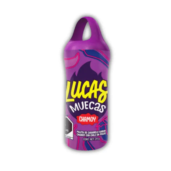 Lucas Chamoy – Bonbon mexicain au chamoy, sucré, salé et pimenté, au goût intense et unique.