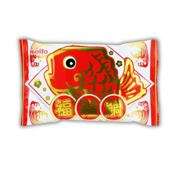 Meito Puku Puku Tai Fuku Fuku – Gaufrette japonaise en forme de poisson, fourrée au chocolat fondant.