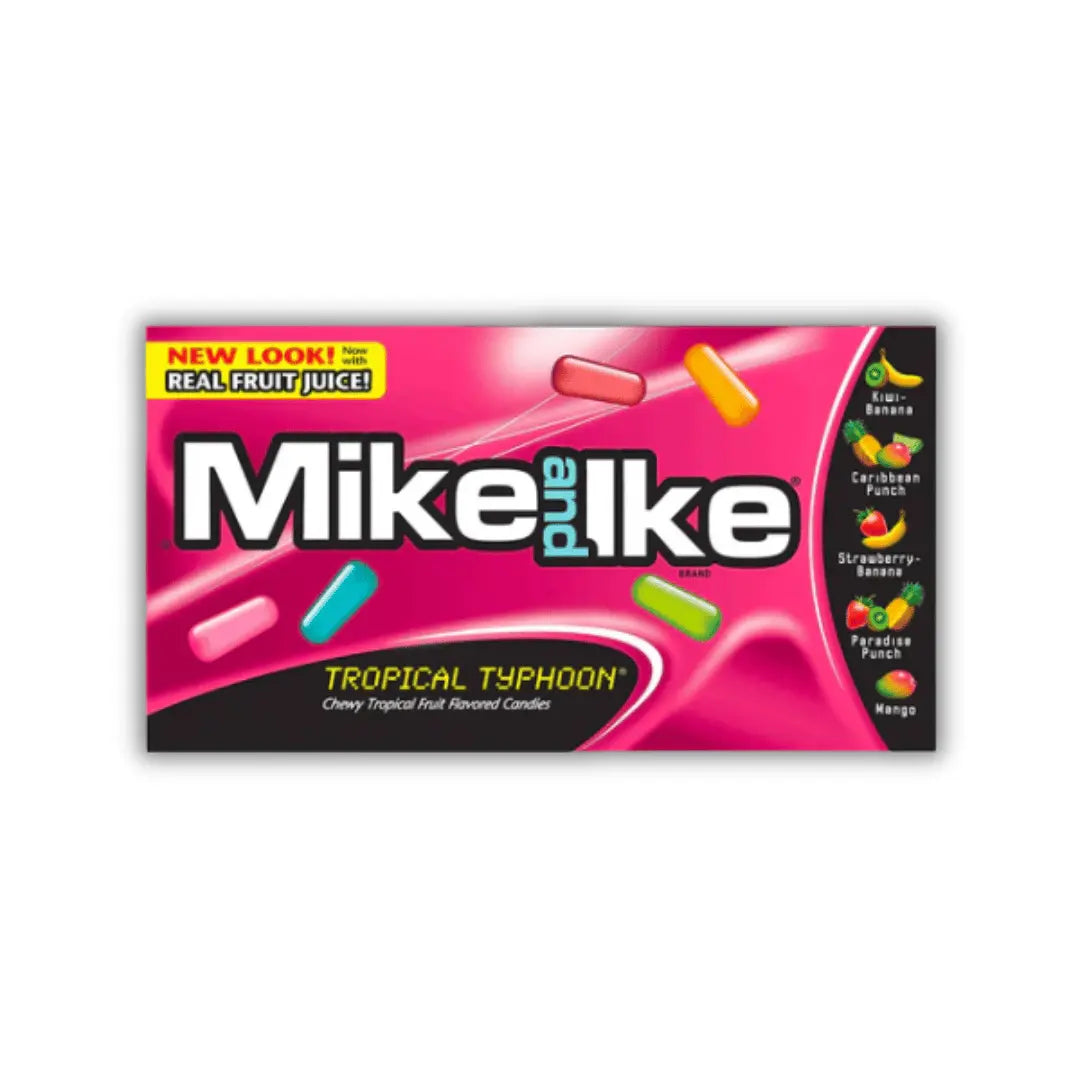 Mike & Ike Tropical Typhoon – bonbons américains goût fruits tropicaux – confiserie colorée US dispo sur Bonbiz