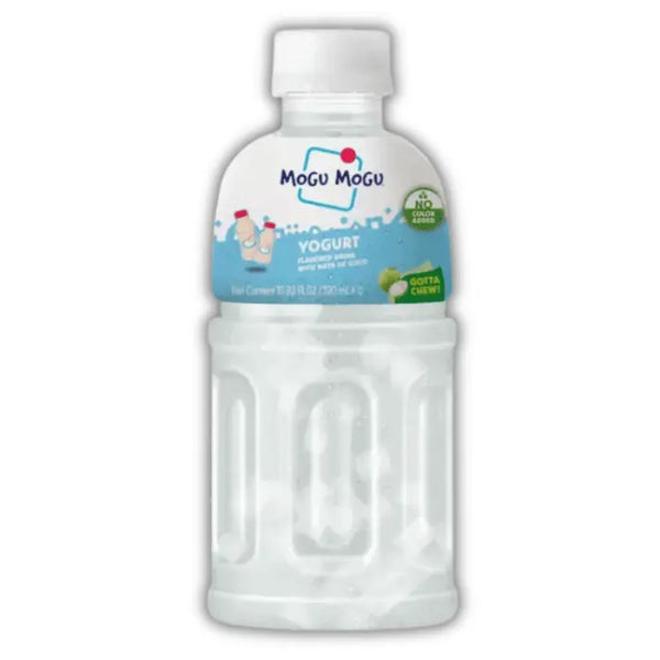 Mogu Mogu Yoghurt – Boisson asiatique au yaourt avec nata de coco, douce, lactée et rafraîchissante.