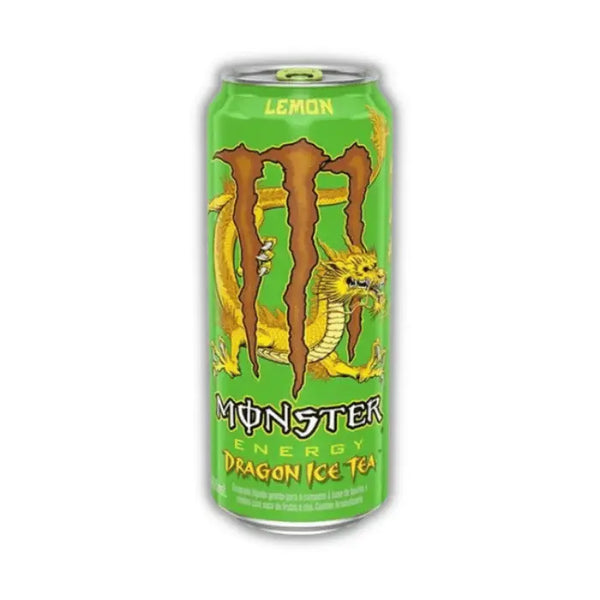 Monster Dragon Ice Tea Lemon – Thé glacé citron énergisant, rafraîchissant, fruité et inspiré des dragons asiatiques.