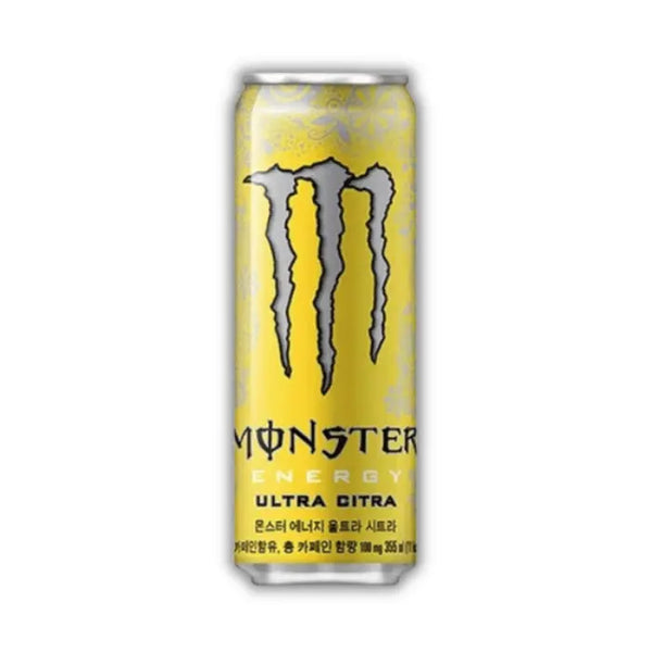 Monster Citra – Boisson énergisante américaine au goût citron-lime, acidulée, fruitée et rafraîchissante.