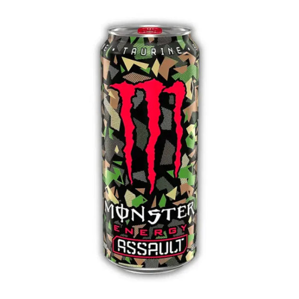 Monster PL Assault – Boisson énergisante américaine goût punch classique, puissante, corsée et rafraîchissante.