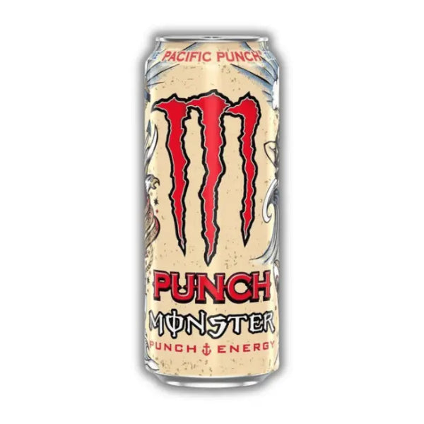 Monster Pacific Punch – Boisson énergisante fruitée aux fruits tropicaux et rouges, intense et made in USA.