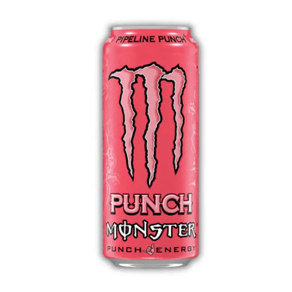 Monster Pipeline Punch – Boisson énergisante punch tropical, mangue, goyave et ananas, fruitée et exotique.