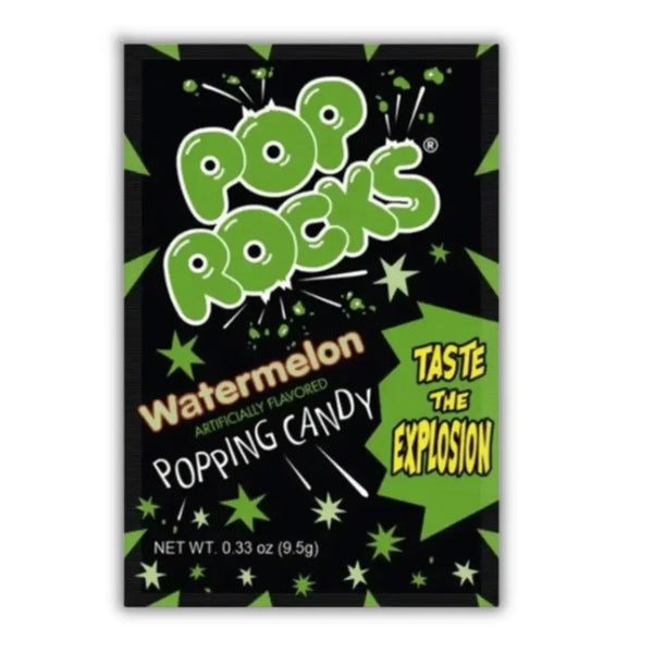 Pop Rocks Popping Candy Watermelon – bonbon américain qui crépite goût pastèque – friandise rétro pétillante dispo chez Bonbiz
