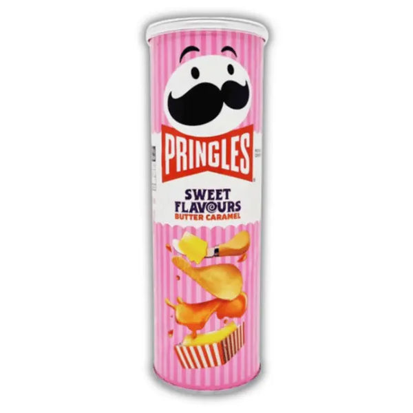 Pringles Butter Caramel – Chips pringles sucrées au caramel beurre, surprenantes et ultra gourmandes.