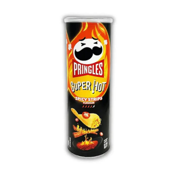 Pringles Spicy Strips – Chips pringles piquantes façon tenders épicés, croustillantes et relevées.