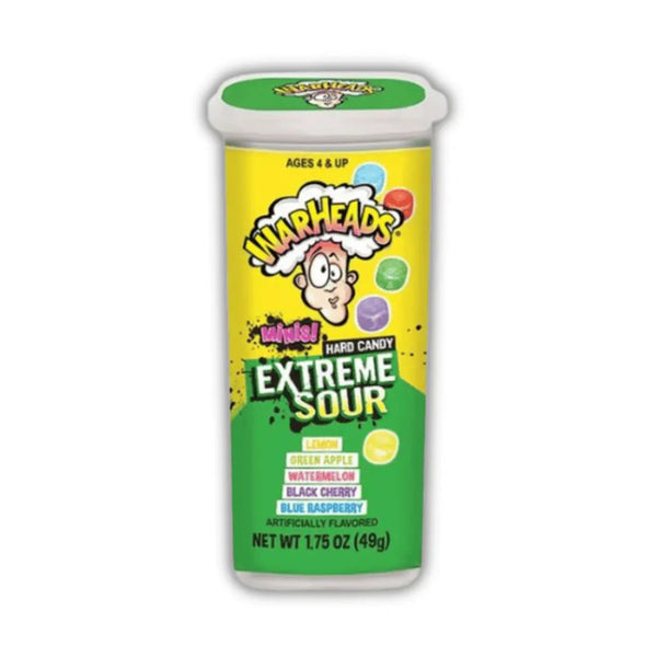 Warheads Extreme Sour Mini – mini bonbons américains ultra acides goût citron, cerise, pomme, pastèque et framboise – confiserie Warhead culte