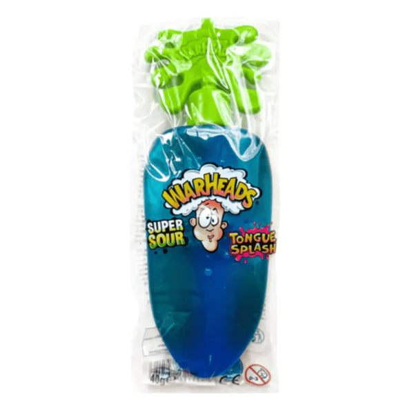 Warheads Super Sour Tongue Splash – bonbon en spray américain goût fruits acides – framboise, citron, pomme, cerise – effet langue qui pique