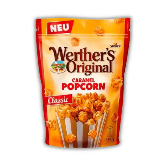 Werther's Caramel Popcorn – Popcorn enrobé de caramel fondant, croustillant et sucré à souhait.
