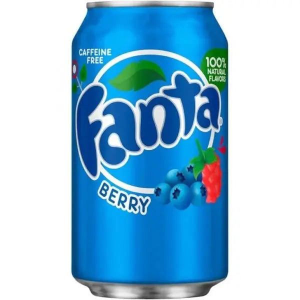 Fanta Berry - Boisson gazeuse fruitée au goût de baies mélangées, saveur sucrée et rafraîchissante pour une expérience fruitée et gourmande, dispo sur Bonbiz, la référence des boissons fruitées et rafraîchissantes.