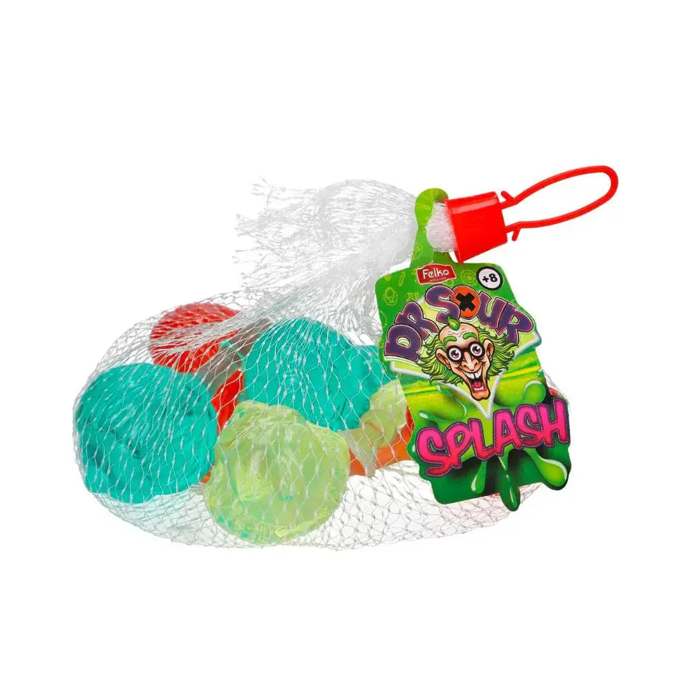 Découvrez le Felko Dr Sour Splash Candy, un bonbon liquide ultra acide pour une sensation intense. Disponible sur Bonbiz, votre épicerie américaine en ligne.