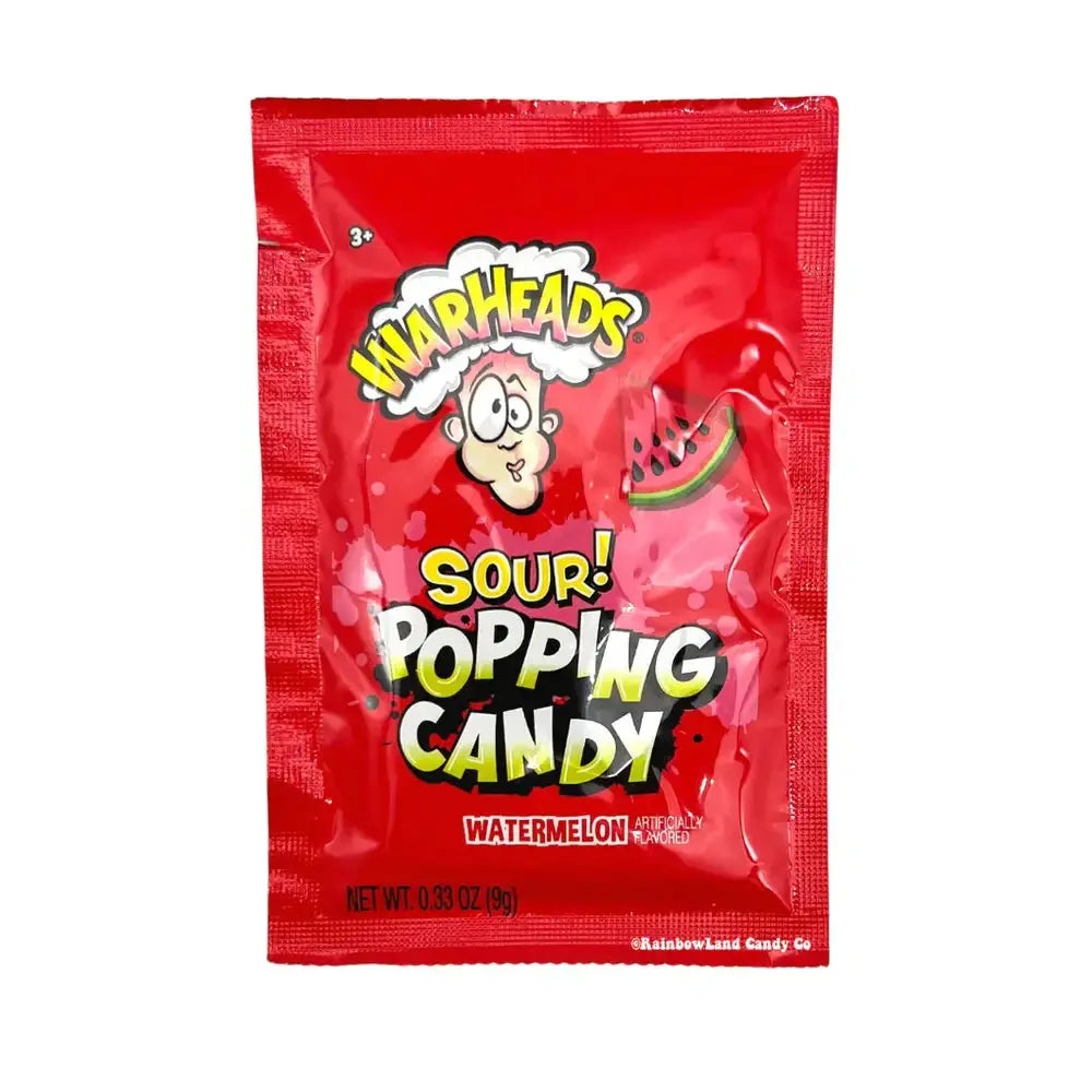 Warheads Sour Popping Candy Watermelon Warheads